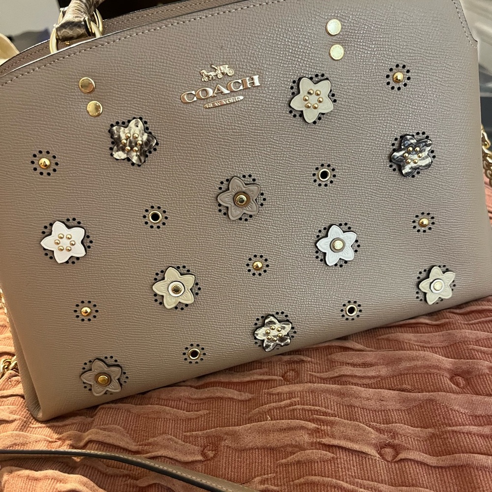 Bag Coach  Floral Embellished